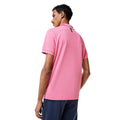 Pink - Back - Lacoste Mens Movement Slim Polo Shirt
