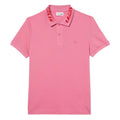 Pink - Front - Lacoste Mens Movement Slim Polo Shirt