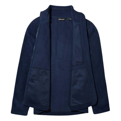 Dark Blue - Side - Berghaus Mens InterActive Fleece Jacket