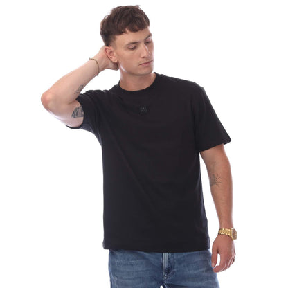 Black - Front - Hugo Boss Mens Dingley T-Shirt