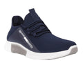 Navy - Front - Crosshatch Mens Rideout Trainers