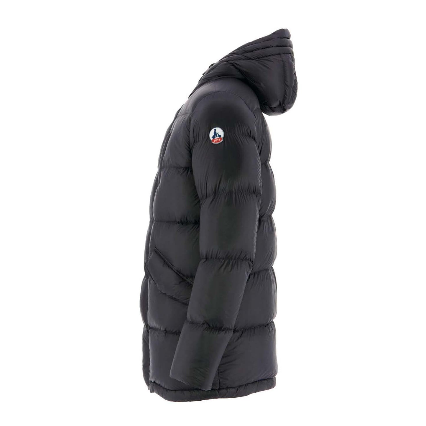 Black - Side - Jott Mens Dakhla Thermal Down Jacket