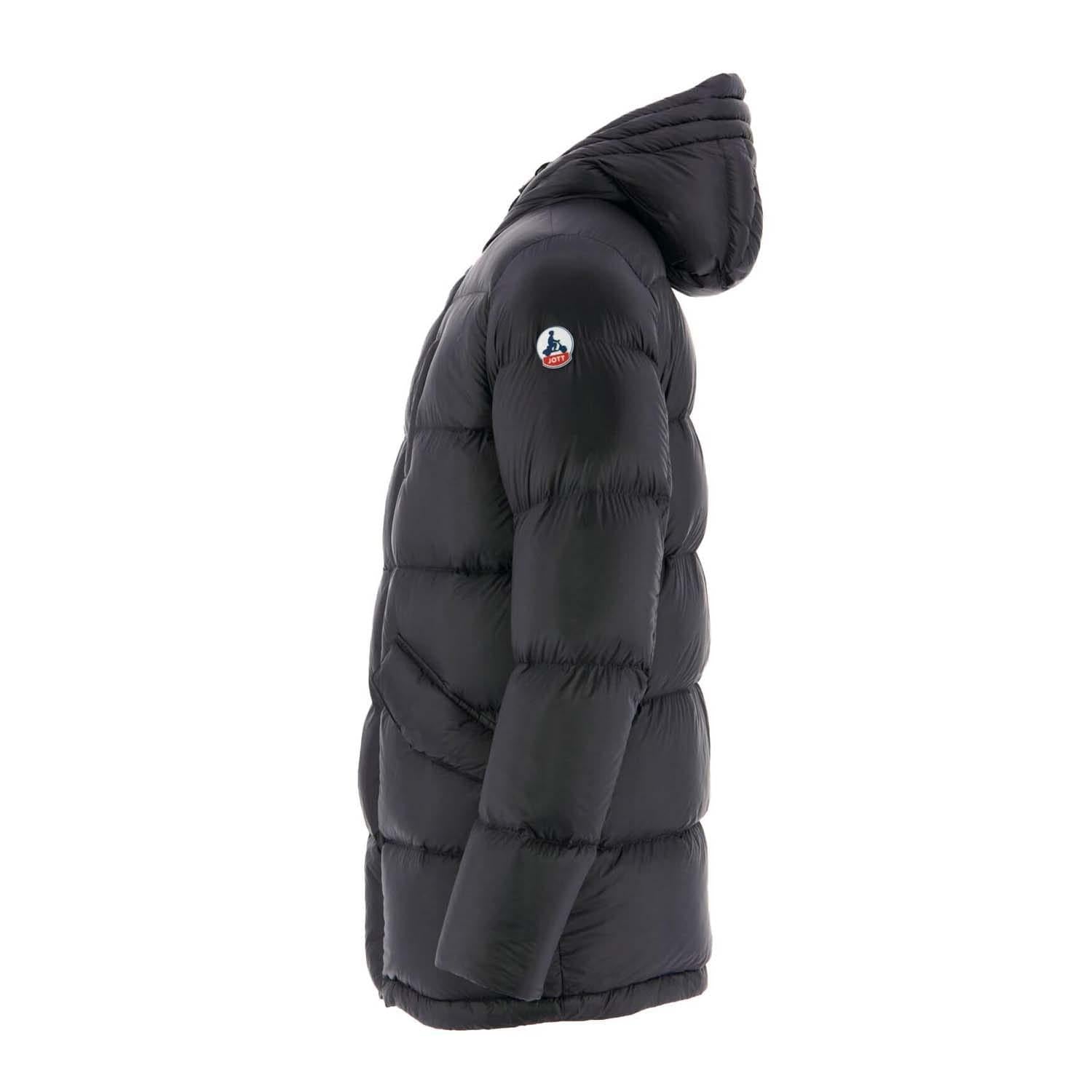 Black - Side - Jott Mens Dakhla Thermal Down Jacket