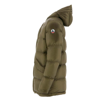 Green - Side - Jott Mens Dakhla Thermal Down Jacket