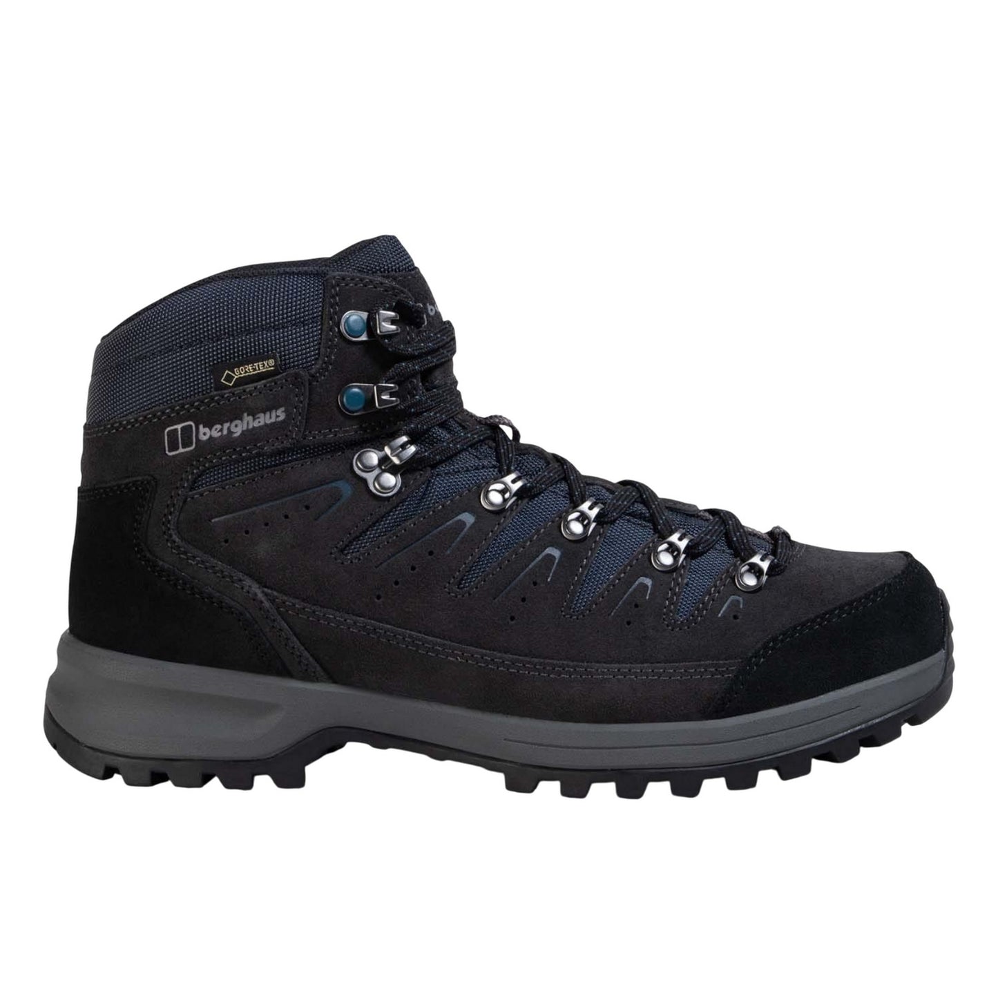 Grey - Side - Berghaus Mens Explorer Tech GORE-TEX Hiking Boots