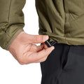Olive - Side - Adidas Unisex Adult Terrex Multi Synthetic Insulated Hooded Jacket