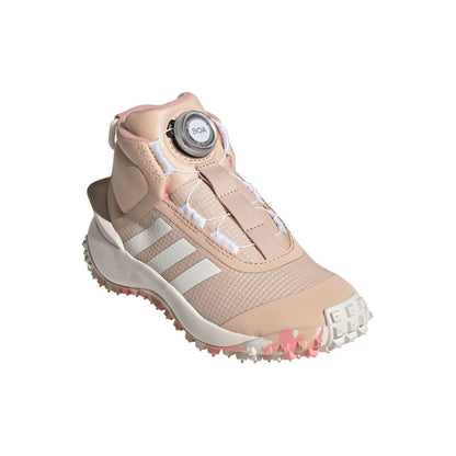 Pink - Front - Adidas Childrens-Kids Fortatrail Trainers