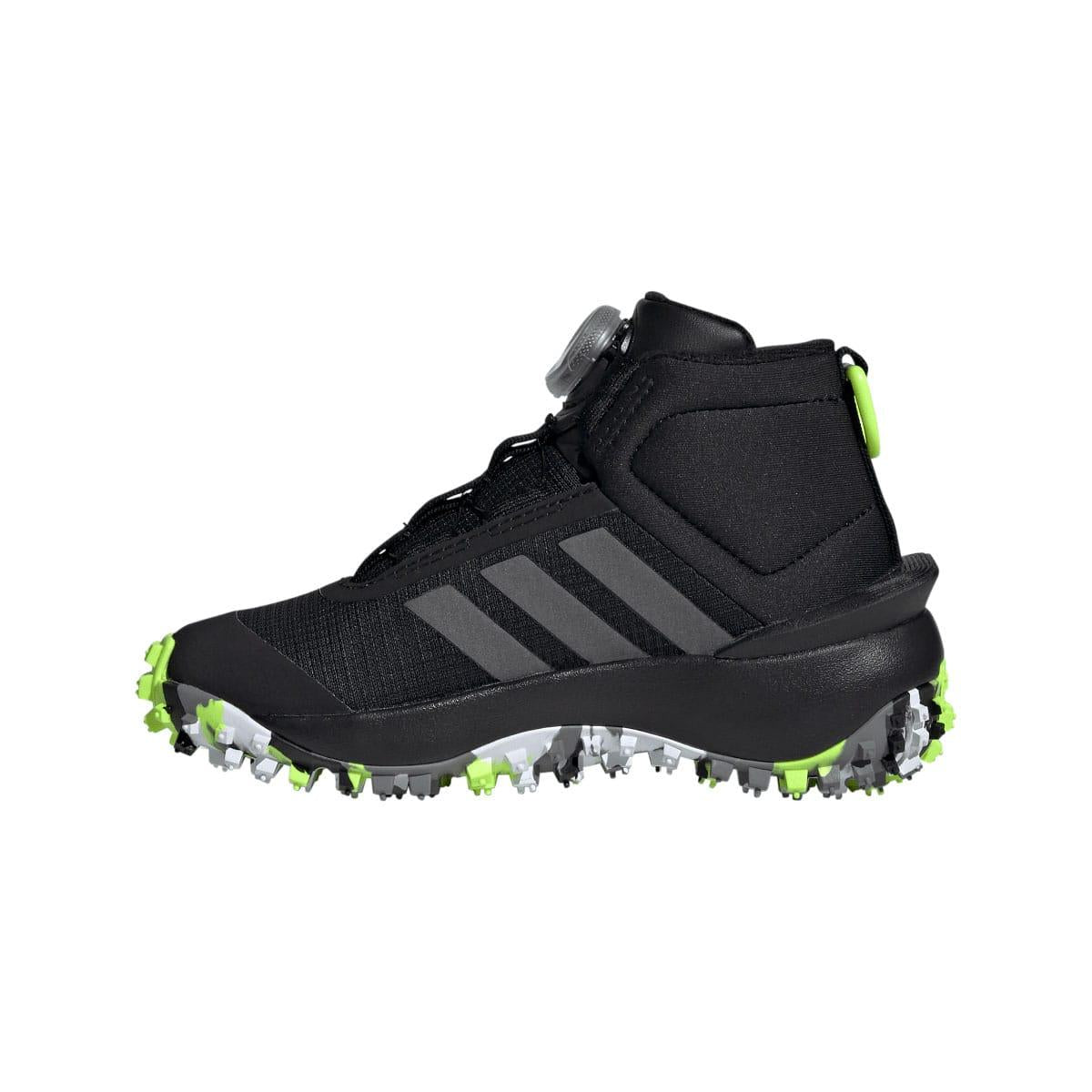Black - Side - Adidas Childrens-Kids Fortatrail Trainers