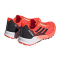 Orange-Black - Back - Adidas Mens Terrex Agravic Flow 2.0 Trail Parley Running Shoes