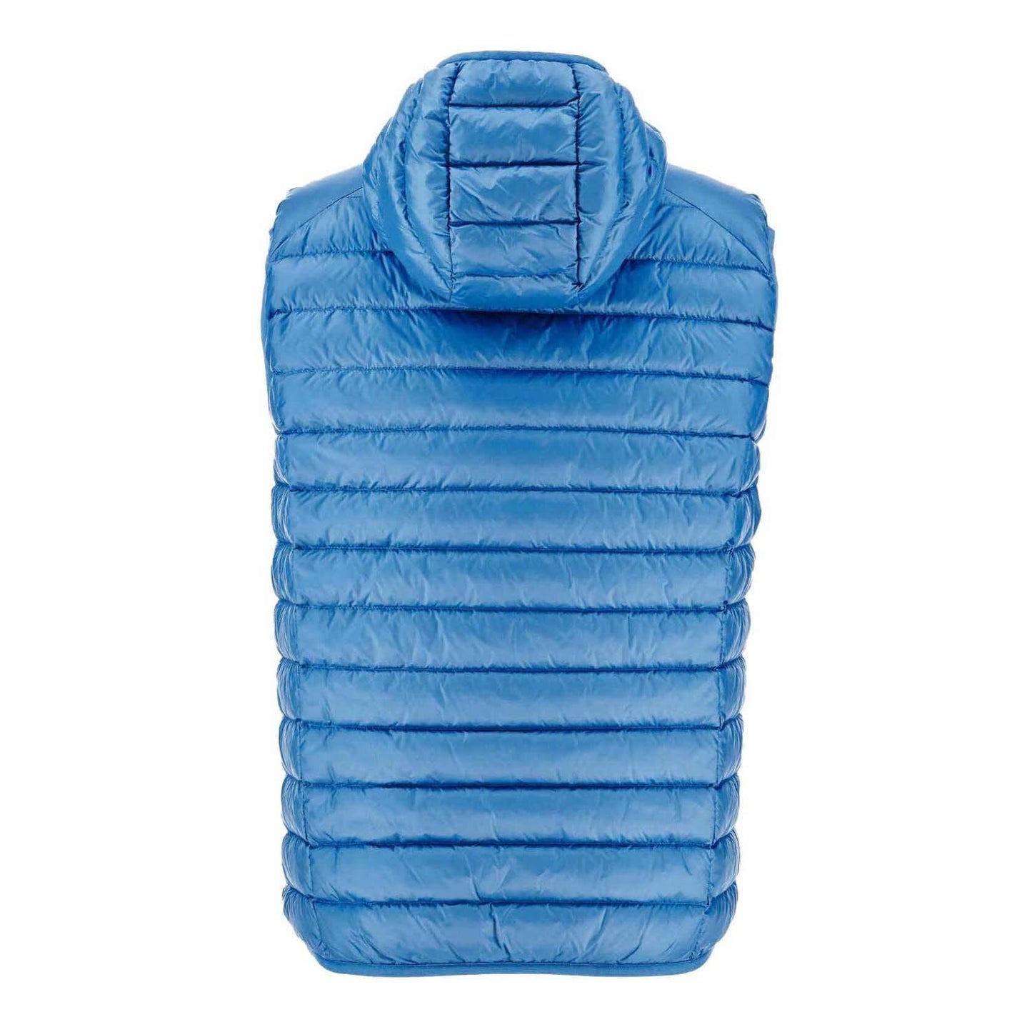 Denim - Back - Jott Mens Pat Puffer Hooded Gilet