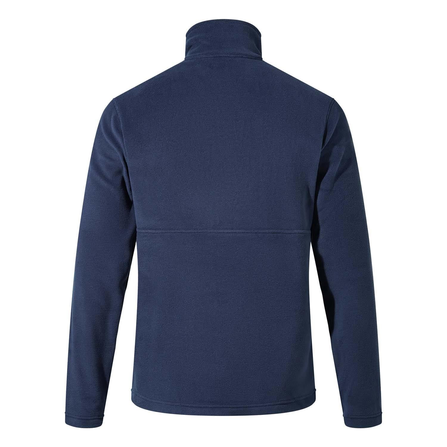 Dark Blue - Back - Berghaus Mens Prism Polartech Half Zip Fleece Top