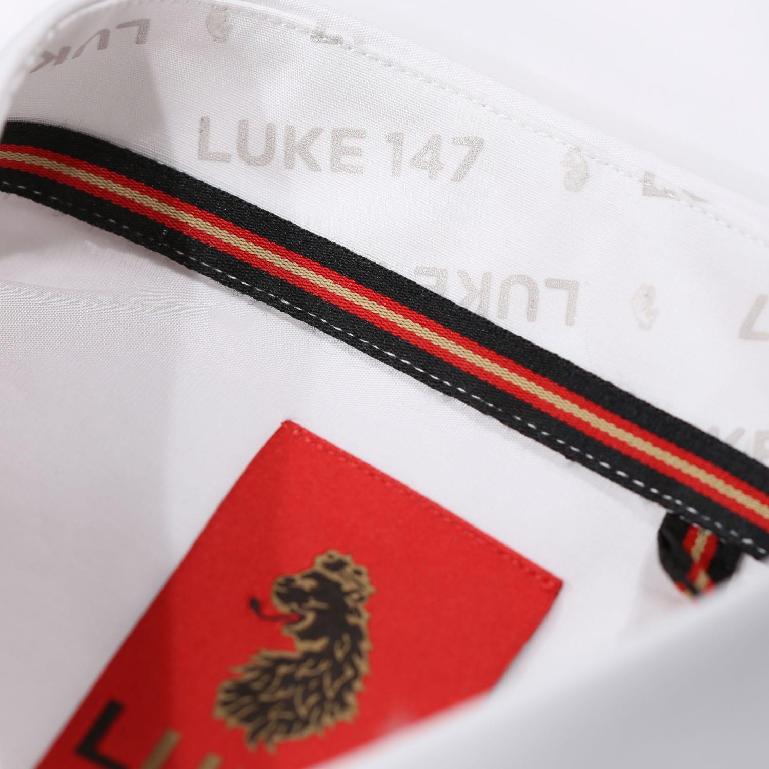 White - Side - Luke 1977 Mens 36 Shots Long-Sleeved Snooker Shirt