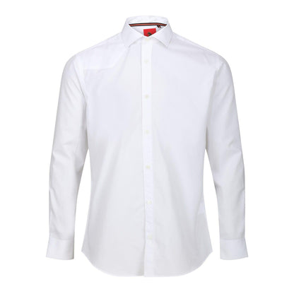 White - Front - Luke 1977 Mens 36 Shots Long-Sleeved Snooker Shirt