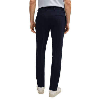 Dark Blue - Back - Boss Mens L Gee Slim Trousers