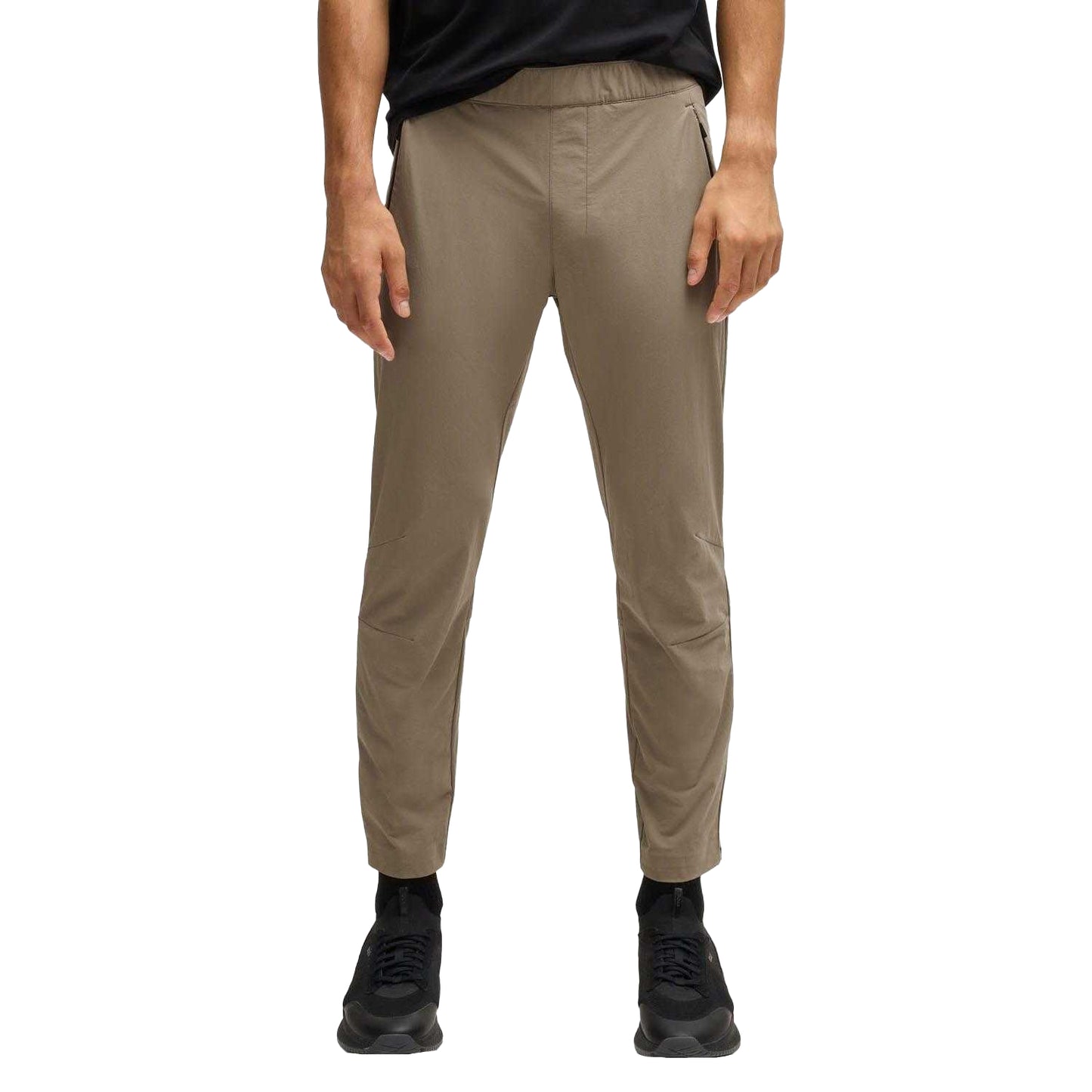 Green - Side - Boss Mens T Basin Tapered Trousers