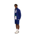 Blue - Close up - Lacoste Mens Sport X Novak Djokovic Lightweight Full Zip Jacket