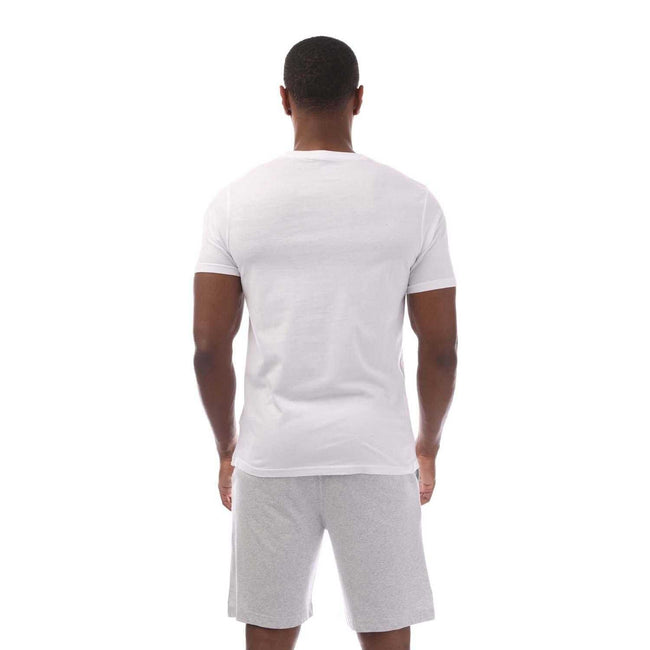 White-Grey - Back - Nicce Mens Aberdeen Loungewear Set