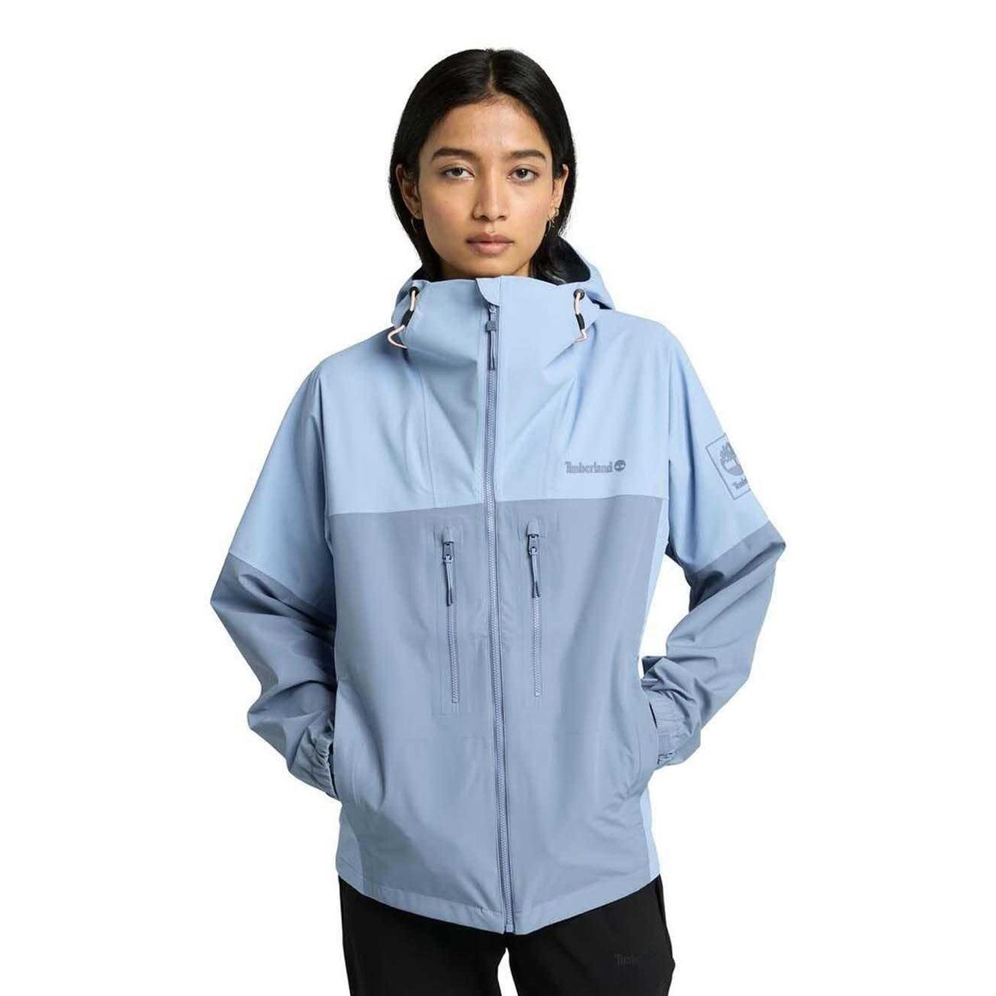 Blue - Pack Shot - Timberland Womens-Ladies Mobi Flex Tech Waterproof Jacket