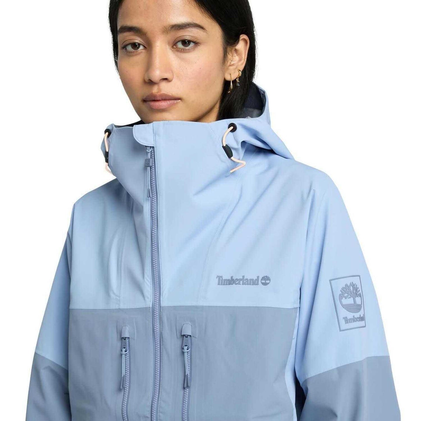 Blue - Lifestyle - Timberland Womens-Ladies Mobi Flex Tech Waterproof Jacket