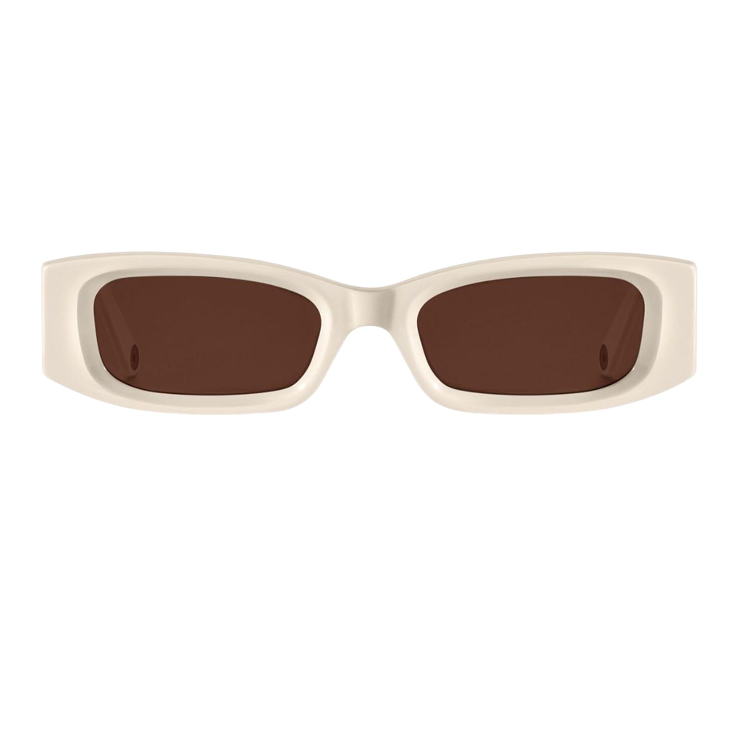 Beige - Side - Thomas Sabo Unisex Adult Kim Slim Rectangular Sunglasses