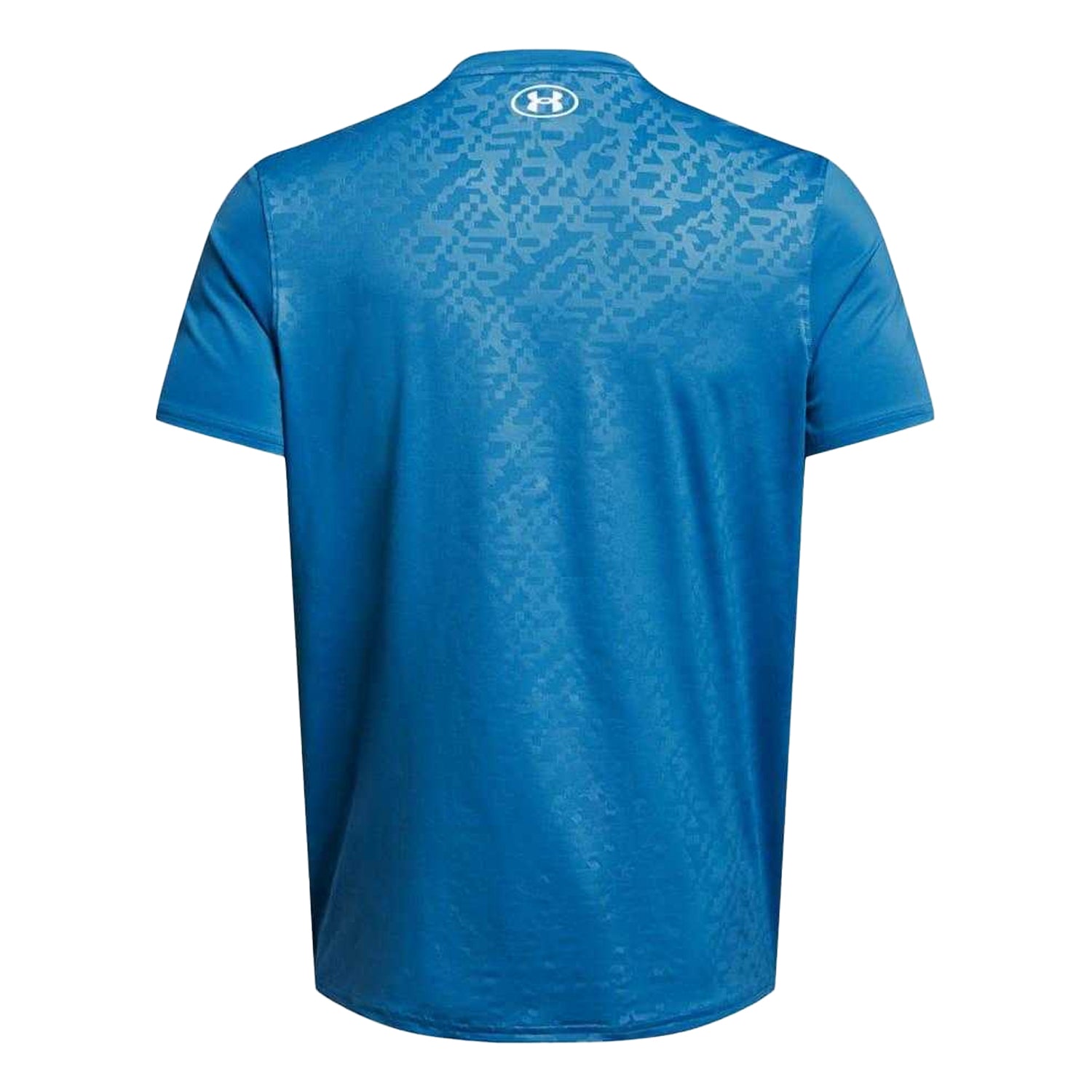 Blue - Back - Under Armour Mens Printed HeatGear T-Shirt