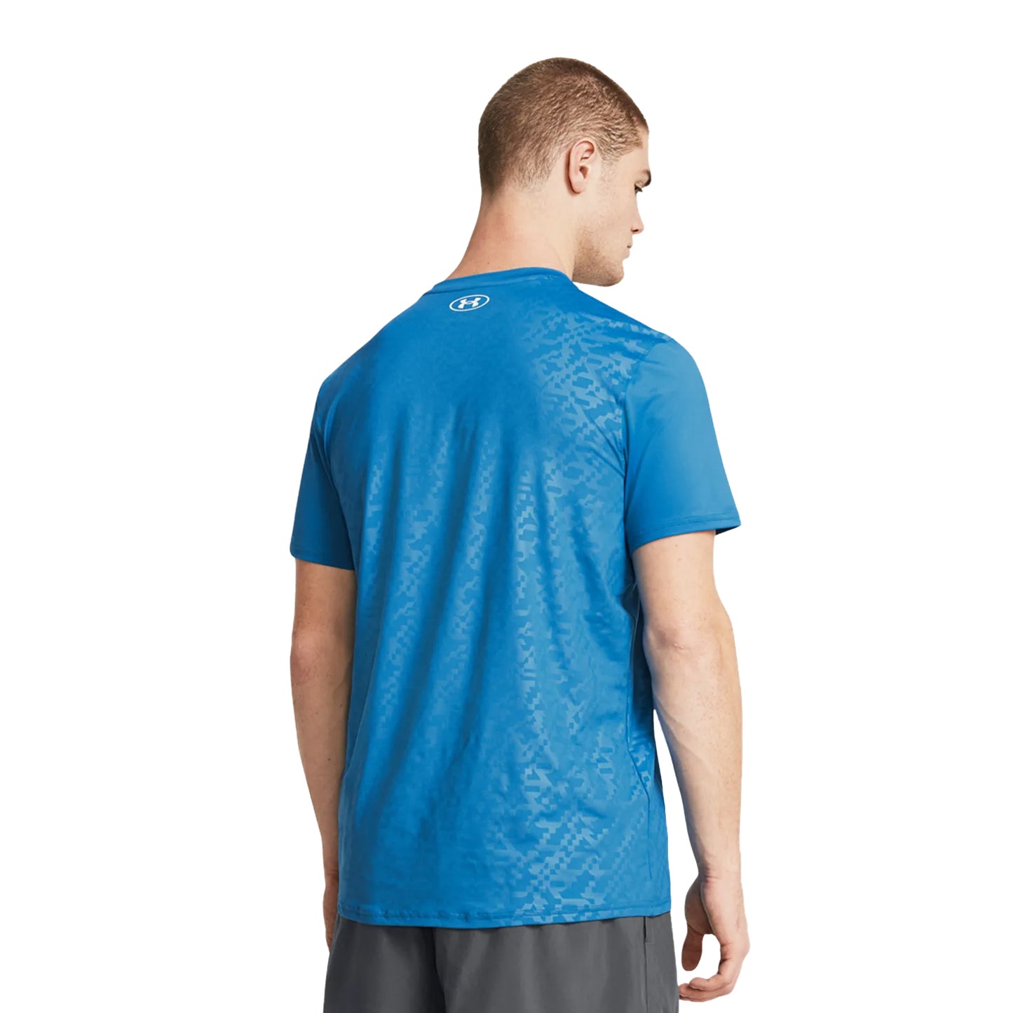 Blue - Lifestyle - Under Armour Mens Printed HeatGear T-Shirt