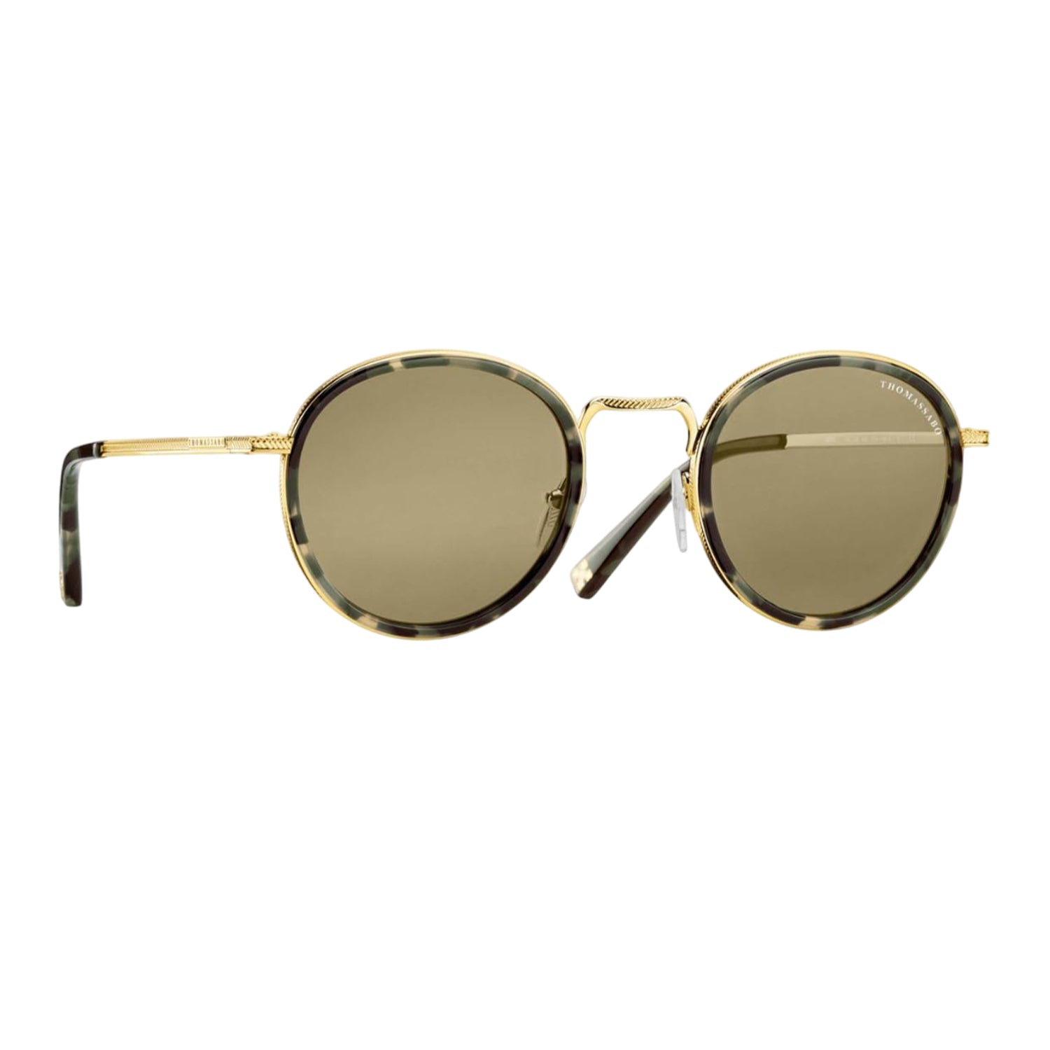 Brown - Side - Thomas Sabo Unisex Adult Johnny Panto Sunglasses