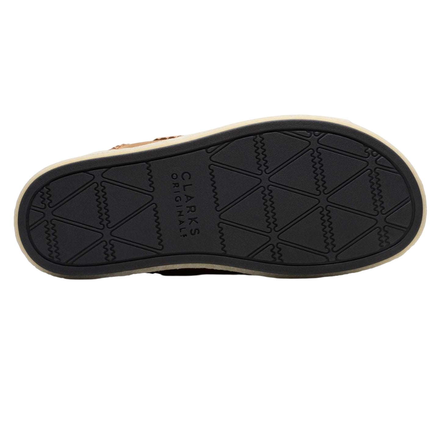 Brown - Close up - Clarks Originals Mens Overleigh Suede Sliders