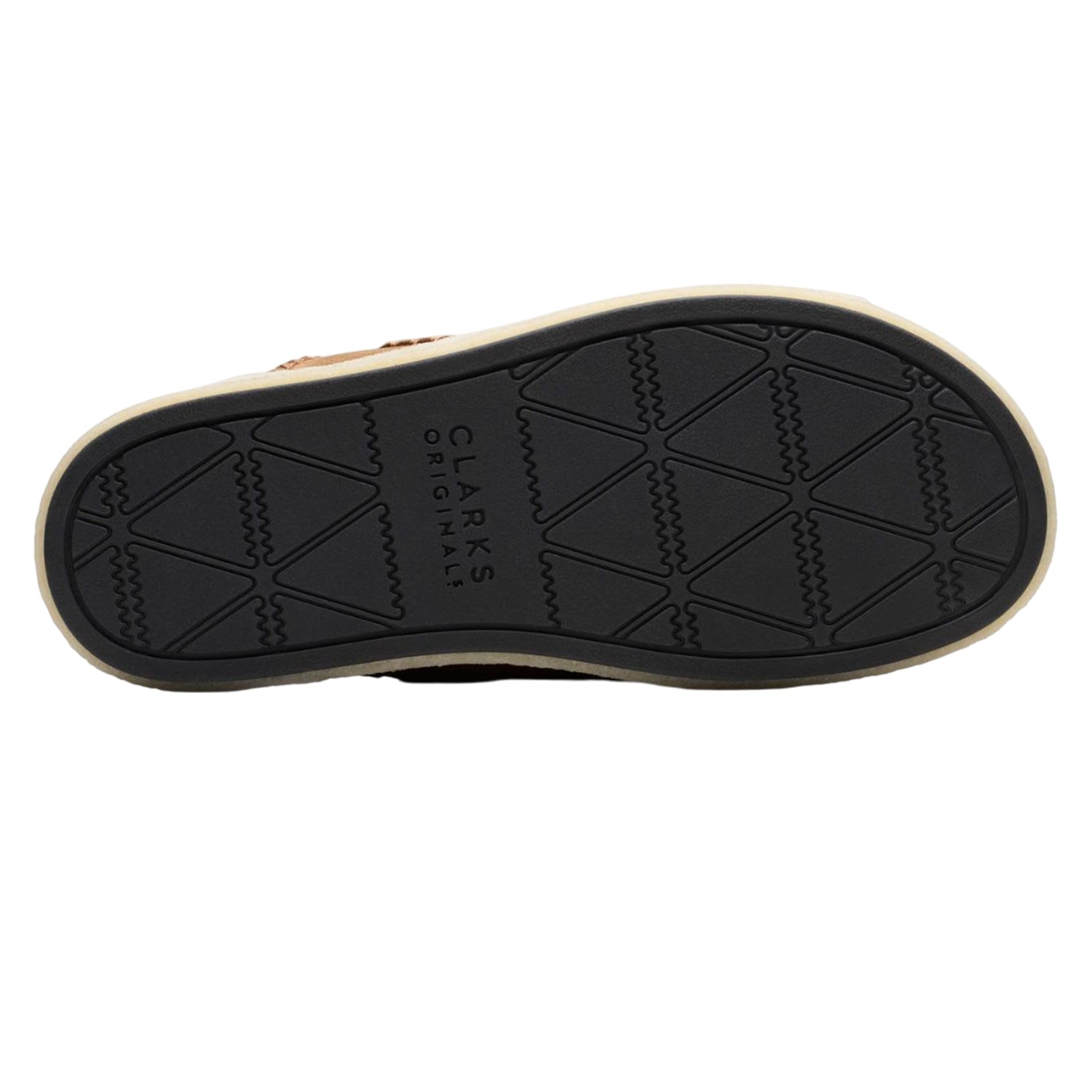 Brown - Close up - Clarks Originals Mens Overleigh Suede Sliders