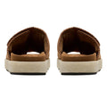 Brown - Back - Clarks Originals Unisex Adult Overleigh Suede Sliders