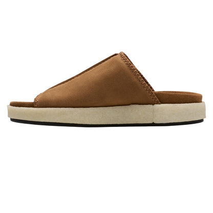 Brown - Lifestyle - Clarks Originals Mens Overleigh Suede Sliders