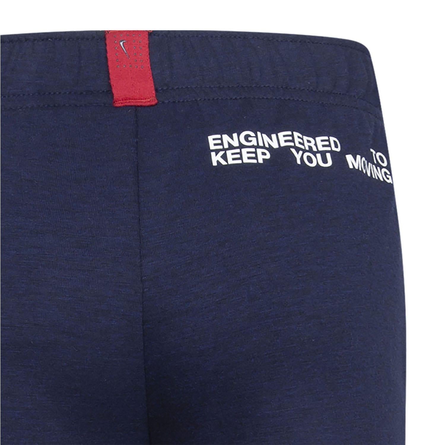 Navy - Close up - Nike Childrens-Kids Dri-FIT Jogging Bottoms