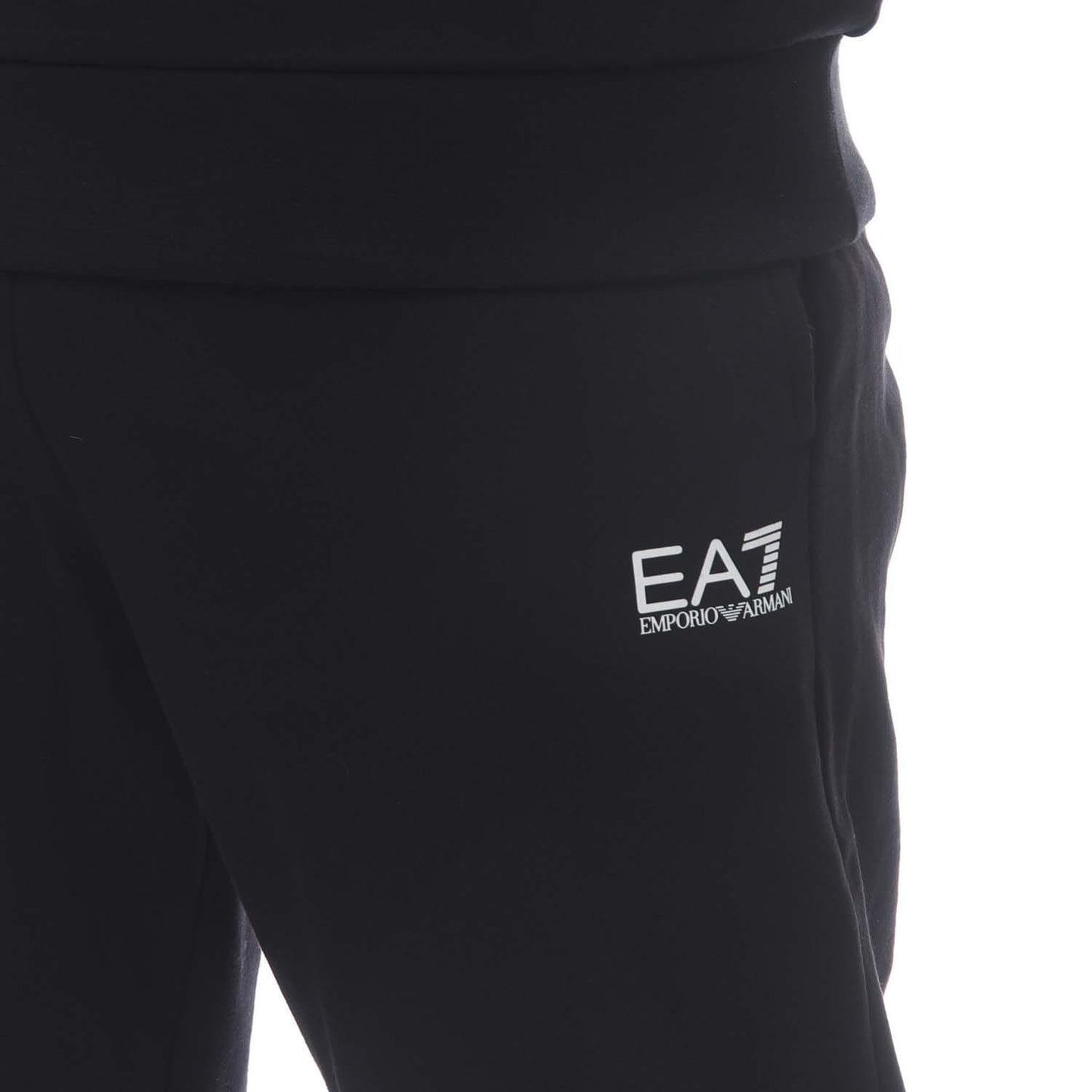 Black - Lifestyle - Emporio Armani Mens Core Identity Cotton Blend Tracksuit