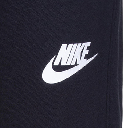 Black - Lifestyle - Nike Childrens-Kids Club Fleece Ribbed Cuff Jogging Bottoms