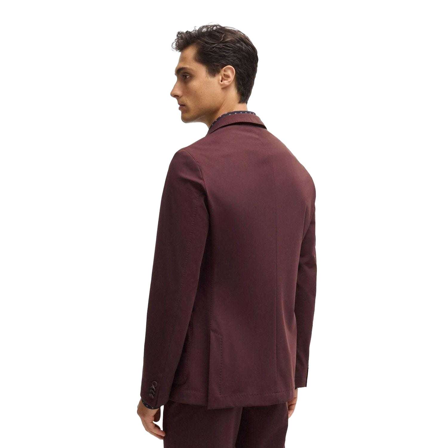Red - Back - Boss Mens P-Hanry Slim Blazer