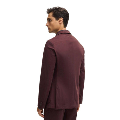 Red - Back - Boss Mens P-Hanry Slim Blazer