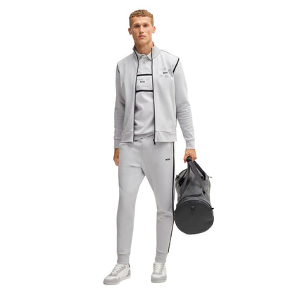 Grey - Pack Shot - Boss Mens Skaz Taped Jacket