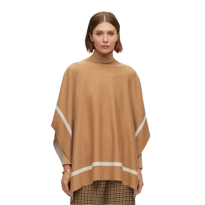 Beige - Side - Boss Womens-Ladies Lia Poncho