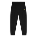 Black - Front - Lyle & Scott Mens Interlock Pintuck Sweatpants