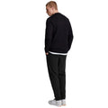 Black - Back - Lyle & Scott Mens Interlock Pintuck Sweatpants