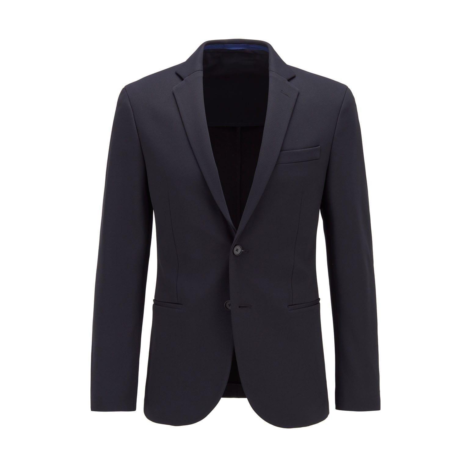 Dark Blue - Front - Boss Mens Norwin4 Blazer