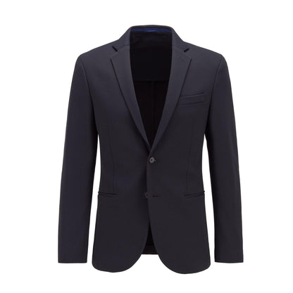 Dark Blue - Front - Boss Mens Norwin4 Blazer