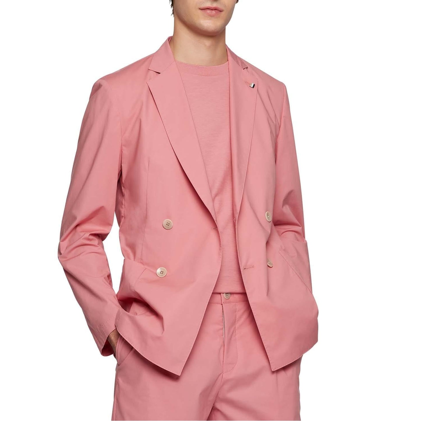 Pink - Back - Boss Mens C-Hanry Blazer