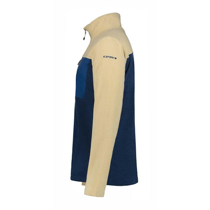 Blue - Side - Icepeak Mens Maxwell Colour Block Full Zip Fleece Jacket