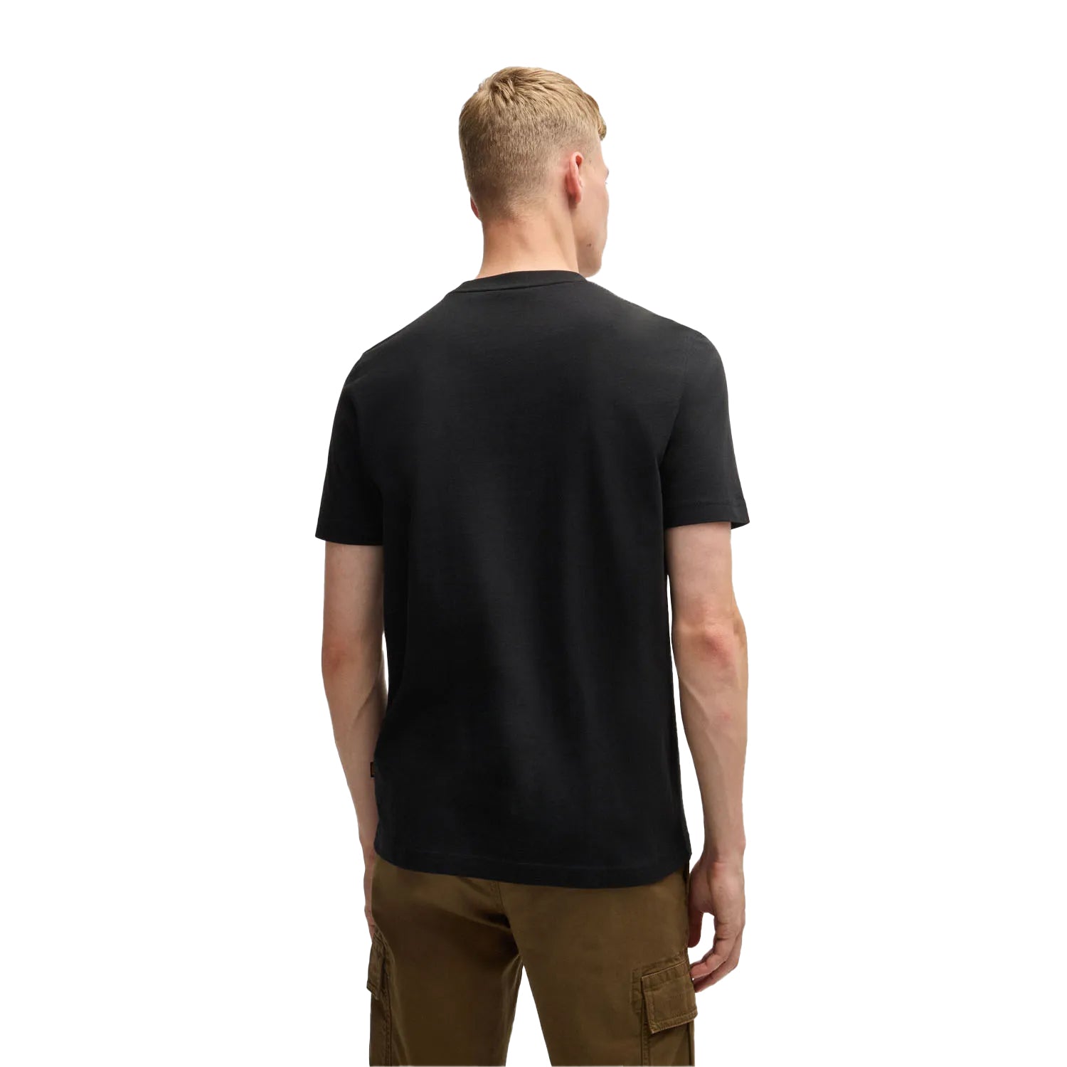 Black - Back - Hugo Mens Te Alien T-Shirt