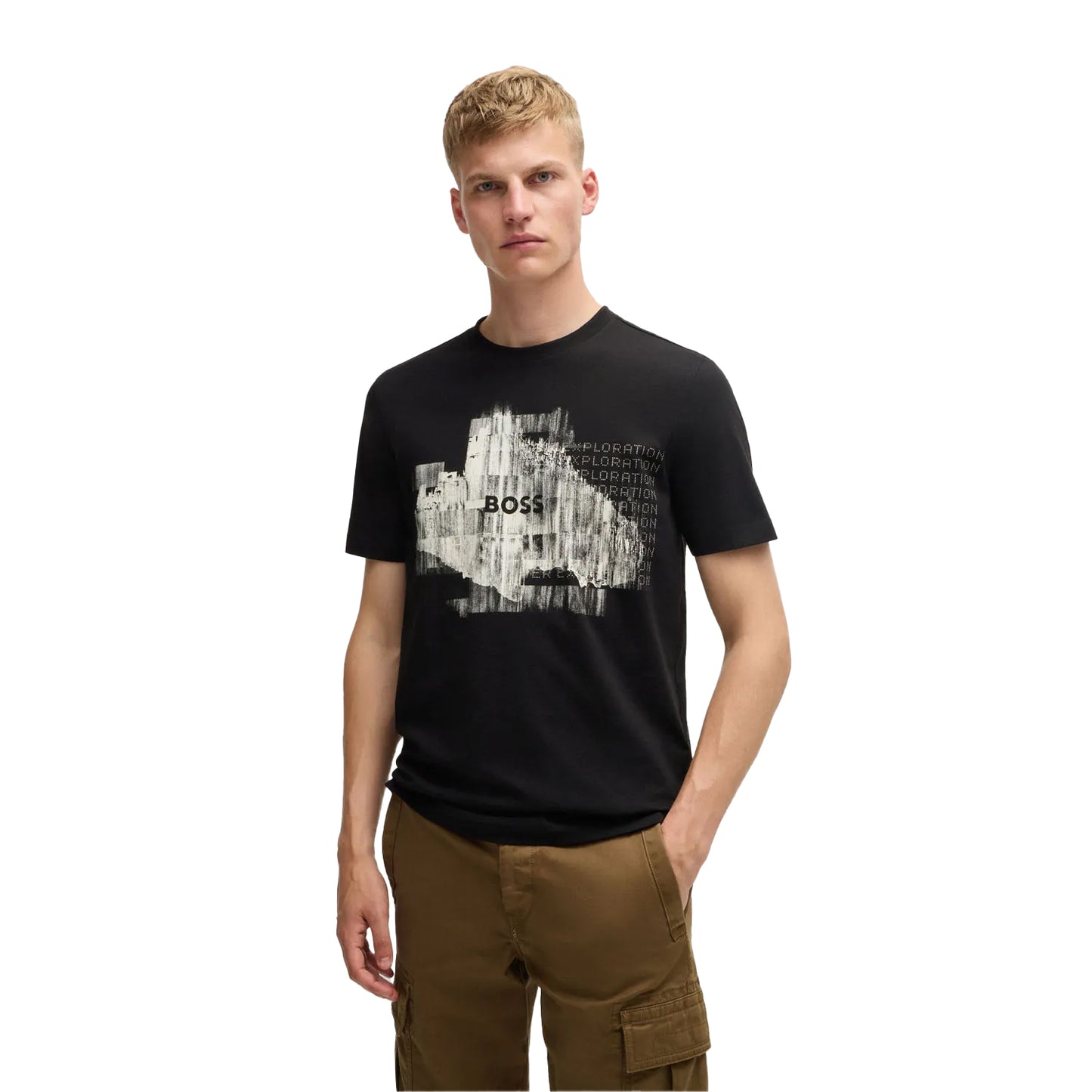 Black - Lifestyle - Hugo Mens Te Alien T-Shirt