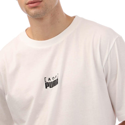 White - Side - Puma Mens AOF Making of a King T-Shirt