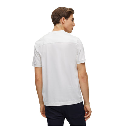 White - Back - Boss Mens Porsche Tiburt T-Shirt