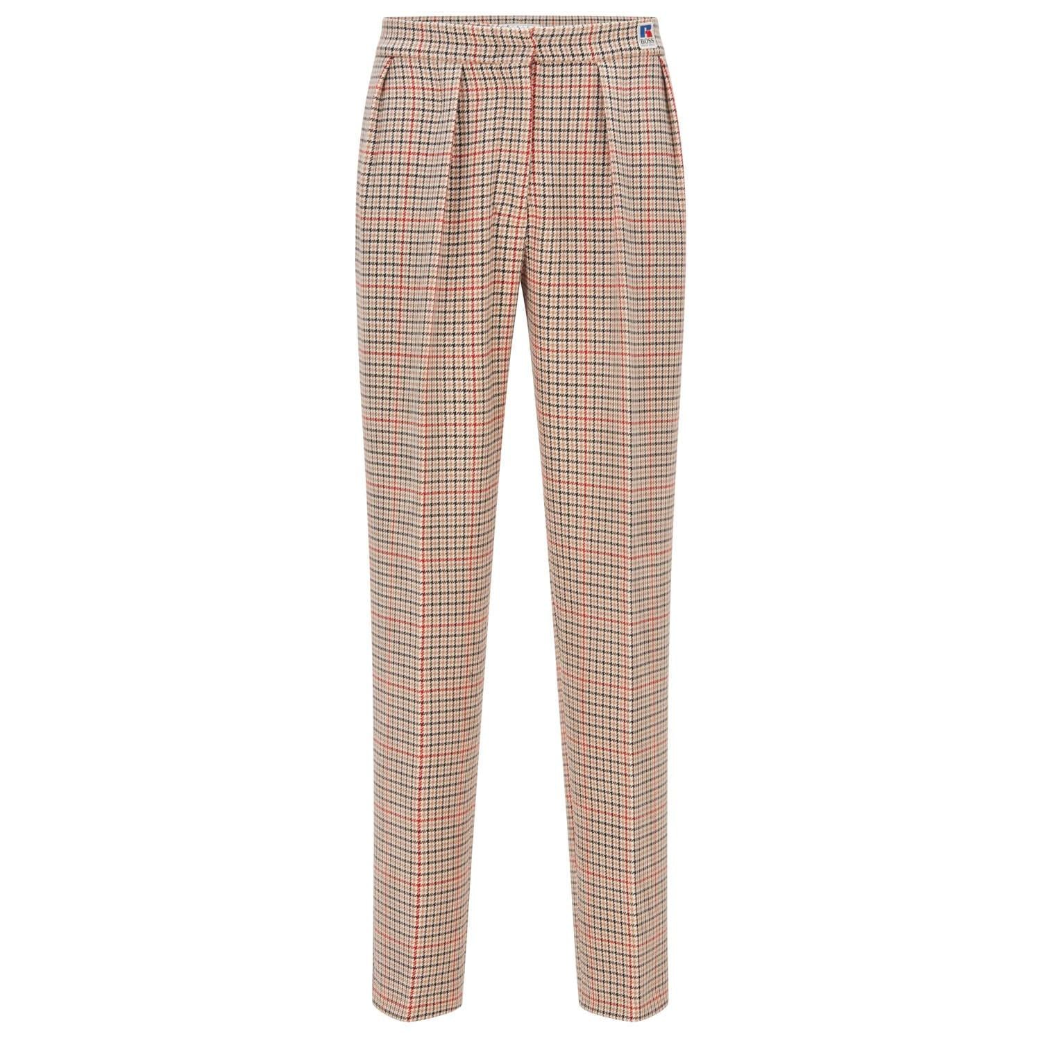 Beige - Front - Boss Womens-Ladies Temira RA Trousers