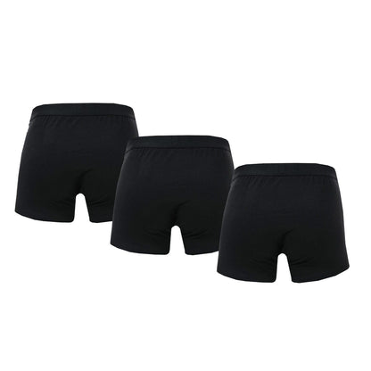 Black-White - Back - Lyle & Scott Mens Nathan Boxer Shorts (Pack of 3)